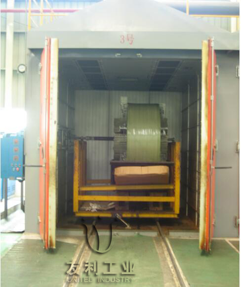 The rotary curing furnace of large reactor